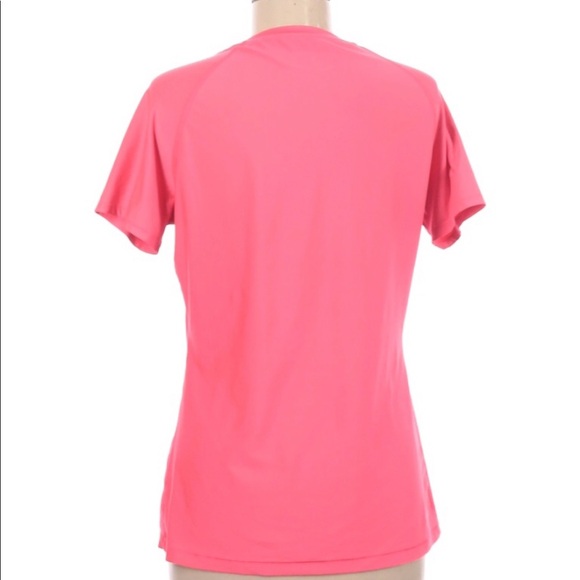 Under Armour medium pink fitted heat-gear gym top - Picture 2 of 7